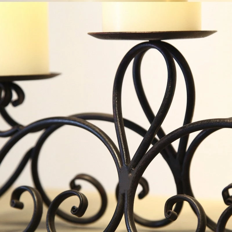 Best Pirce ๐ Adeco 5-pillar Iron Table Top Candle Holder - 24.4"x 4.5"x 6.5" โ๏ธ 12 Best Pirce ๐ Adeco 5-pillar Iron Table Top Candle Holder - 24.4"x 4.5"x 6.5" โ๏ธ - Image 10