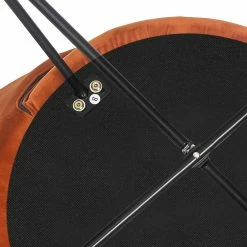 Discount ⭐ Adeco Accent Chair Modern Velvet Vanity Dining Chair Metal Legs Orange ✔️ -Adeco Shop Adeco Accent Chair Modern Velvet Vanity Dining Chair Metal Legs 5