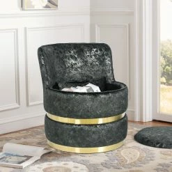 Hot Sale 🔔 Adeco Accent Chair With Storage Living Room Chair With Cushion - 23.82"L X 23.03"W X 27.17"H Grey ✨ 13 Hot Sale 🔔 Adeco Accent Chair With Storage Living Room Chair With Cushion - 23.82"L X 23.03"W X 27.17"H Grey ✨ -Adeco Shop Adeco Accent Chair with Storage Living Room Chair with Cushion 2