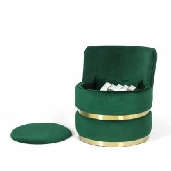 Hot Sale 🔔 Adeco Accent Chair With Storage Living Room Chair With Cushion - 23.82"L X 23.03"W X 27.17"H Grey ✨ 17 Hot Sale 🔔 Adeco Accent Chair With Storage Living Room Chair With Cushion - 23.82"L X 23.03"W X 27.17"H Grey ✨ -Adeco Shop Adeco Accent Chair with Storage Living Room Chair with Cushion 6