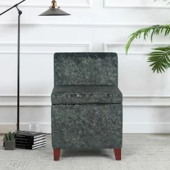 Wholesale ✔️ Adeco Accent Chair With Storage Living Room Chair With Removable Lid - 21.65”L X 18.11”W X 26.77”H Green 🔥 -Adeco Shop Adeco Accent Chair with Storage Living Room Chair with Removable Lid 6