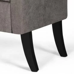 Outlet 👏 Adeco Armed Storage Ottoman Tufted Lift Top Bench Footstool With Legs 🧨 -Adeco Shop Adeco Armed Storage Ottoman Tufted Lift Top Bench Footstool with Legs 8