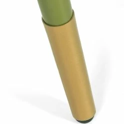 Cheapest 😀 Adeco Bar Stools, Set Of 2 Round Velvet Breakfast Stools Footrest - 20.5"D X 20.5"W X 29.5"H. Green - Golden Circle ❤️ -Adeco Shop Adeco Bar Stools2C Set of 2 Round Velvet Breakfast Stools Footrest 7