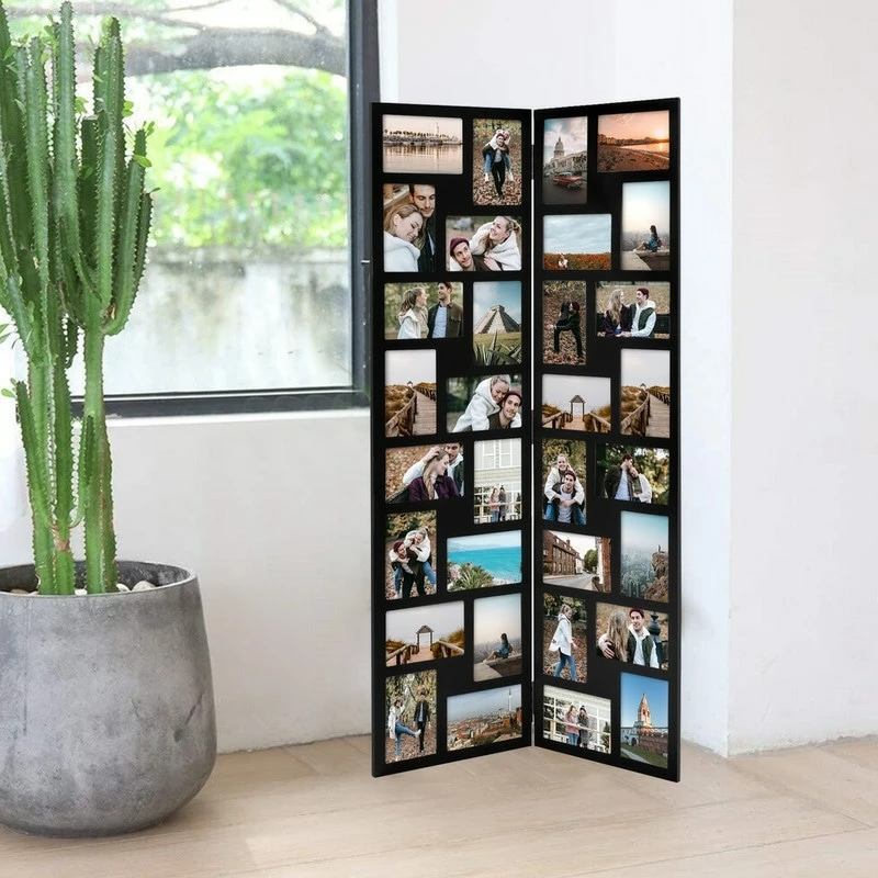 Buy โญ Adeco Black Folding Collage Picture Frame ๐ 4 Buy โญ Adeco Black Folding Collage Picture Frame ๐ - Image 2