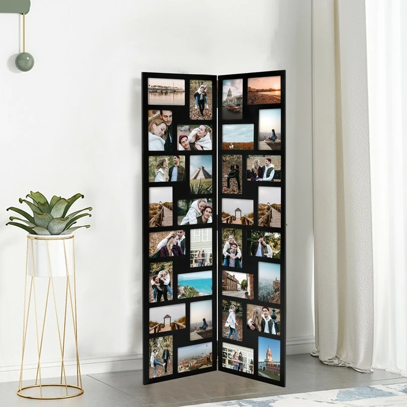 Buy โญ Adeco Black Folding Collage Picture Frame ๐ 3 Buy โญ Adeco Black Folding Collage Picture Frame ๐