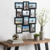 Hot Sale 😍 Adeco Black Wood 12-opening Collage Photo Frame 💯 -Adeco Shop Adeco Black Wood 12 opening Collage Photo Frame