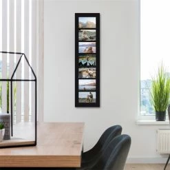 Top 10 🎉 Adeco Black Wood Hanging Divided 4 X 6-inch Photo Frame With 7 Openings 🧨 -Adeco Shop Adeco Black Wood Hanging Divided 4 x 6 inch Photo Frame with 7 Openings 2