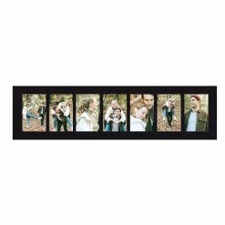 Top 10 ๐ Adeco Black Wood Hanging Divided 4 X 6-inch Photo Frame With 7 Openings ๐งจ