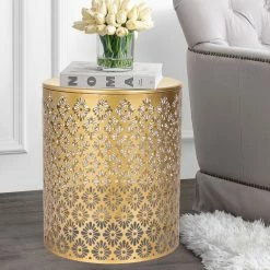 Top 10 🎉 Adeco Coffee Nesting Side End Tables Set Of 2- Round Stools Stand 👍 -Adeco Shop Adeco Coffee Nesting Side End Tables Set of 2 Round Stools Stand 3