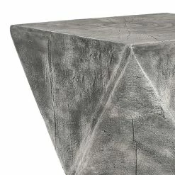 Wholesale ✔️ Adeco Concrete Accent End Table Modern Hourglass In-Outdoor Side Table 👏 -Adeco Shop Adeco Concrete Accent End Table Modern Hourglass In Outdoor Side Table 7