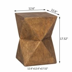Wholesale ๐ Adeco Concrete Accent End Table Modern Hourglass Outdoor Side Table ๐ 16 Wholesale ๐ Adeco Concrete Accent End Table Modern Hourglass Outdoor Side Table ๐ -Adeco Shop Adeco Concrete Accent End Table Modern Hourglass Outdoor Side Table 4