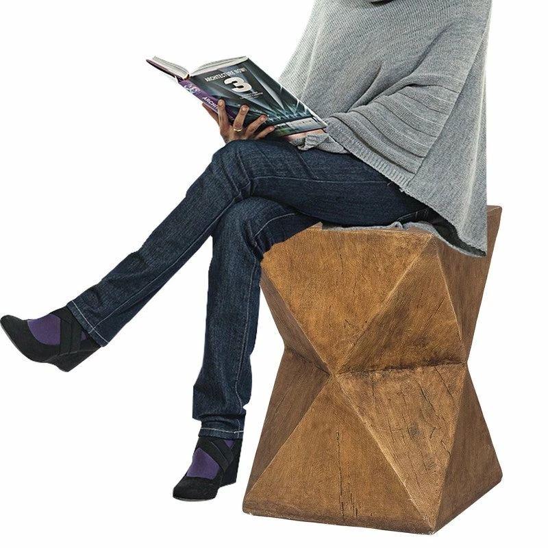 Wholesale ๐ Adeco Concrete Accent End Table Modern Hourglass Outdoor Side Table ๐ 11 Wholesale ๐ Adeco Concrete Accent End Table Modern Hourglass Outdoor Side Table ๐ - Image 9