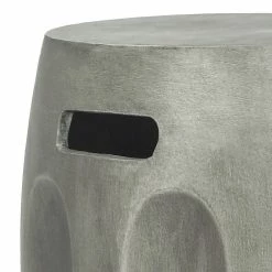 Brand new โ Adeco Concrete End Table With Handles Round Drum-Shaped Side Table ๐ฅ 17 Brand new โ Adeco Concrete End Table With Handles Round Drum-Shaped Side Table ๐ฅ -Adeco Shop Adeco Concrete Accent End Table with Handles2C Modern Round Drum Shaped 5