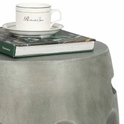 Brand new โ Adeco Concrete End Table With Handles Round Drum-Shaped Side Table ๐ฅ 19 Brand new โ Adeco Concrete End Table With Handles Round Drum-Shaped Side Table ๐ฅ -Adeco Shop Adeco Concrete Accent End Table with Handles2C Modern Round Drum Shaped 7