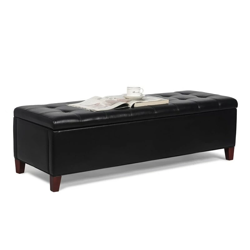 Budget 🥰 Adeco Contemporary Accent Bench Storage Ottoman Assembly Required 🧨 6 Budget 🥰 Adeco Contemporary Accent Bench Storage Ottoman Assembly Required 🧨 - Image 4