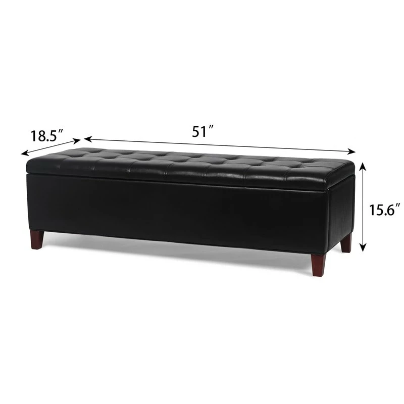 Budget 🥰 Adeco Contemporary Accent Bench Storage Ottoman Assembly Required 🧨 7 Budget 🥰 Adeco Contemporary Accent Bench Storage Ottoman Assembly Required 🧨 - Image 5