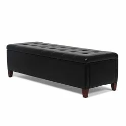 Budget 🥰 Adeco Contemporary Accent Bench Storage Ottoman Assembly Required 🧨 22 Budget 🥰 Adeco Contemporary Accent Bench Storage Ottoman Assembly Required 🧨 -Adeco Shop Adeco Contemporary Accent Bench Storage Ottoman Assembly Required 7
