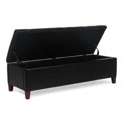 Budget 🥰 Adeco Contemporary Accent Bench Storage Ottoman Assembly Required 🧨 24 Budget 🥰 Adeco Contemporary Accent Bench Storage Ottoman Assembly Required 🧨 -Adeco Shop Adeco Contemporary Accent Bench Storage Ottoman Assembly Required 9