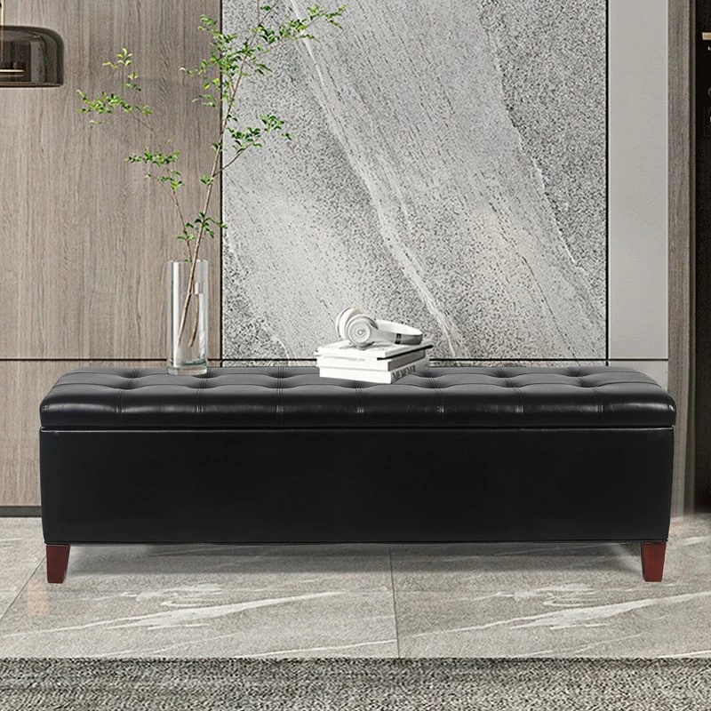 Budget 🥰 Adeco Contemporary Accent Bench Storage Ottoman Assembly Required 🧨 3 Budget 🥰 Adeco Contemporary Accent Bench Storage Ottoman Assembly Required 🧨