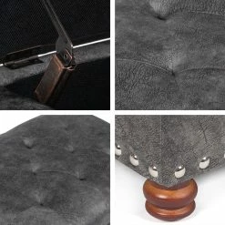 Budget ๐ Adeco Contemporary Bench Lift-top Storage Ottoman Brown ๐ 24 Budget ๐ Adeco Contemporary Bench Lift-top Storage Ottoman Brown ๐ -Adeco Shop Adeco Contemporary Bench Lift top Storage Ottoman 7