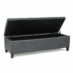 Flash Sale 💯 Adeco Contemporary Storage Ottoman Accent Bench Assembly Required 🎉 -Adeco Shop Adeco Contemporary Storage Ottoman Accent Bench Assembly Required 9