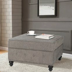 Brand new 😉 Adeco Contemporary Storage Ottoman Bench Coffee Table Assemble Required Beige ✔️ -Adeco Shop Adeco Contemporary Storage Ottoman Bench Coffee Table Assemble Required 14