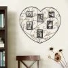 Discount 🔥 Adeco Heart-Shape 6 Picture Frame Collage With Scroll And Burlap 🔥 2 Discount 🔥 Adeco Heart-Shape 6 Picture Frame Collage With Scroll And Burlap 🔥 -Adeco Shop Adeco Decorative Black Iron Heart Shape 6 Opening Picture Frame Collage with Scroll and Burlap Flower Design ed2e68f4 baea 458c b4d0 7b72252956e6