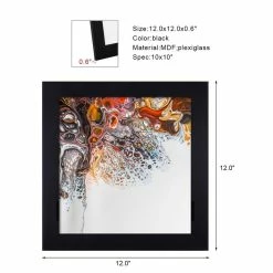 Discount ❤️ Adeco Decorative Black Wood 1.25-Inch Wide Wall Hanging 10 X 10-inch Photo Frame ⌛ 16 Discount ❤️ Adeco Decorative Black Wood 1.25-Inch Wide Wall Hanging 10 X 10-inch Photo Frame ⌛ -Adeco Shop Adeco Decorative Black Wood 1.25 Inch Wide Wall Hanging 10 x 10 inch Photo Frame 5