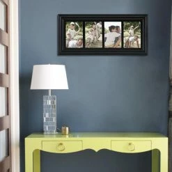Cheapest ๐ Adeco Decorative Black Wood Divided, Wall Hanging Picture Photo Frame With 4 Openings ๐งจ