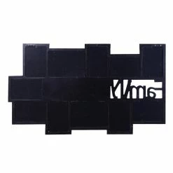Deals 😉 Adeco Family Black Wood Decorative Collage Wall-hanging Photo Frame 👍 -Adeco Shop Adeco Decorative Black Wood Family Wall Hanging Collage 4x6 5x7 Photo Frame with 11 Openings 56548267 c86f 4dea 8c68 1d7d497c2671