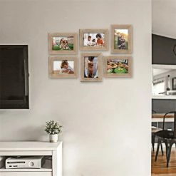 Adeco Shop -Adeco Shop Adeco Decorative Distressed Wood Picture Frame Set 1