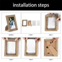 Best reviews of 👏 Adeco Decorative Distressed Wood Picture Frame Set Set Of 6-brown 🎁 -Adeco Shop Adeco Decorative Distressed Wood Picture Frame Set 9