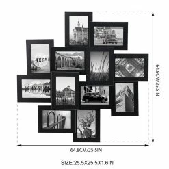 Coupon 👍 Adeco Decorative Scraped Edges Wall Photo Frame 12-4 X 6 Inch Openings ⌛ -Adeco Shop Adeco Decorative Scraped Edges Wall Photo Frame 12 4 x 6 Inch Openings 4