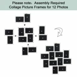 Coupon 👏 Adeco Decorative Wall Wood Hanging Photo Frame 12- 4 X 6 Inch Openings 🎁 -Adeco Shop Adeco Decorative Wall Wood Hanging Photo Frame 12 4 x 6 Inch Openings 13