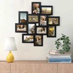 Coupon 👏 Adeco Decorative Wall Wood Hanging Photo Frame 12- 4 X 6 Inch Openings 🎁