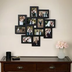 Coupon 👏 Adeco Decorative Wall Wood Hanging Photo Frame 12- 4 X 6 Inch Openings 🎁 -Adeco Shop Adeco Decorative Wall Wood Hanging Photo Frame 12 4 x 6 Inch Openings 3