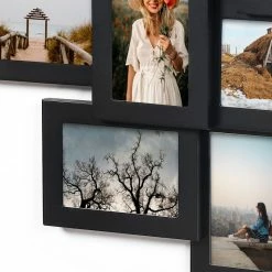 Coupon 👏 Adeco Decorative Wall Wood Hanging Photo Frame 12- 4 X 6 Inch Openings 🎁 -Adeco Shop Adeco Decorative Wall Wood Hanging Photo Frame 12 4 x 6 Inch Openings 6