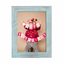 Best Sale 🛒 Adeco Distressed Natural Wood Picture Frame Set Of 6 -sky Blue 🥰 -Adeco Shop Adeco Distressed Natural Wood Picture Frame 5