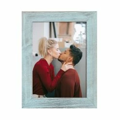 Best Sale 🛒 Adeco Distressed Natural Wood Picture Frame Set Of 6 -sky Blue 🥰 -Adeco Shop Adeco Distressed Natural Wood Picture Frame 7