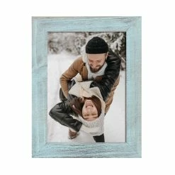 Best Sale 🛒 Adeco Distressed Natural Wood Picture Frame Set Of 6 -sky Blue 🥰 -Adeco Shop Adeco Distressed Natural Wood Picture Frame 9