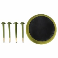 Budget 🎉 Adeco Double Layer Flannel Round Footrest Stool Ottoman Modern Vanity 💯 -Adeco Shop Adeco Double Layer Flannel Round Footrest Stool Ottoman Modern Vanity 10