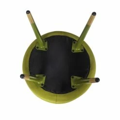 Budget 🎉 Adeco Double Layer Flannel Round Footrest Stool Ottoman Modern Vanity 💯 -Adeco Shop Adeco Double Layer Flannel Round Footrest Stool Ottoman Modern Vanity 7