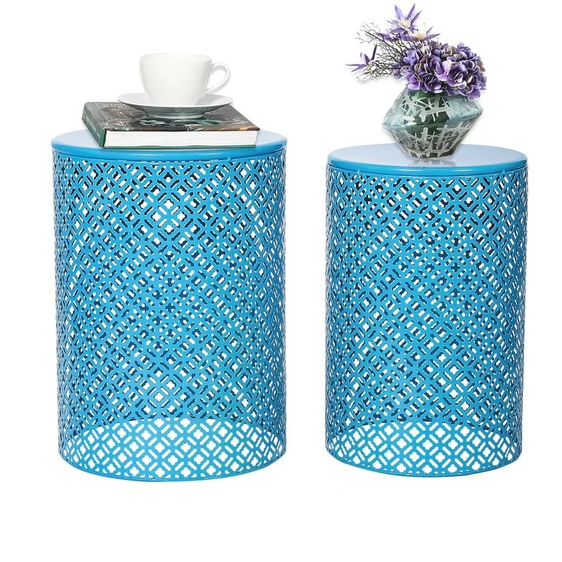 Cheap 😍 Adeco End Tables Set Of 2 Round Coffee Tables Nightstands Stools ✨ 3 Cheap 😍 Adeco End Tables Set Of 2 Round Coffee Tables Nightstands Stools ✨