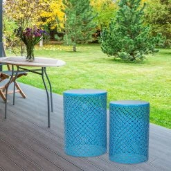 Cheap 😍 Adeco End Tables Set Of 2 Round Coffee Tables Nightstands Stools ✨ 13 Cheap 😍 Adeco End Tables Set Of 2 Round Coffee Tables Nightstands Stools ✨ -Adeco Shop Adeco End Tables Set of 2 Round Coffee Tables Nightstands Stools 11