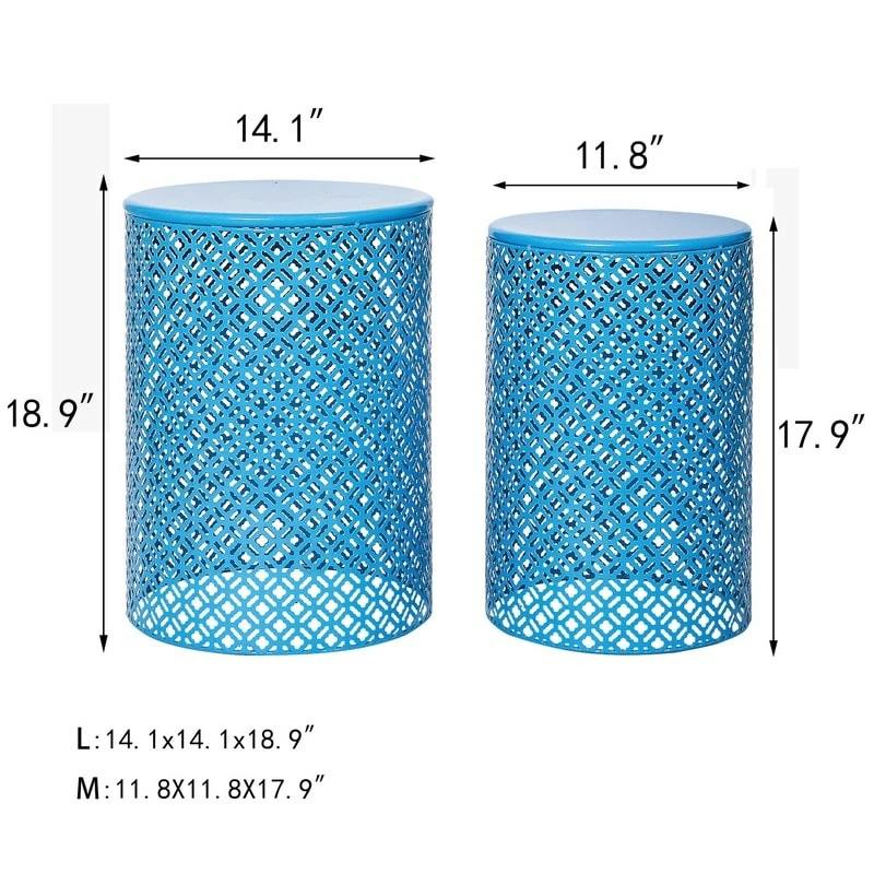 Cheap 😍 Adeco End Tables Set Of 2 Round Coffee Tables Nightstands Stools ✨ 8 Cheap 😍 Adeco End Tables Set Of 2 Round Coffee Tables Nightstands Stools ✨ - Image 6