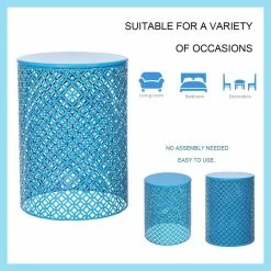 Cheap 😍 Adeco End Tables Set Of 2 Round Coffee Tables Nightstands Stools ✨ 18 Cheap 😍 Adeco End Tables Set Of 2 Round Coffee Tables Nightstands Stools ✨ -Adeco Shop Adeco End Tables Set of 2 Round Coffee Tables Nightstands Stools 16