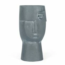 Best Sale 🧨 Adeco Face Planters Pots Flower Head Planter With Drainage Hole Brown 😉 -Adeco Shop Adeco Face Planters Pots Flower Head Planter with Drainage Hole 7