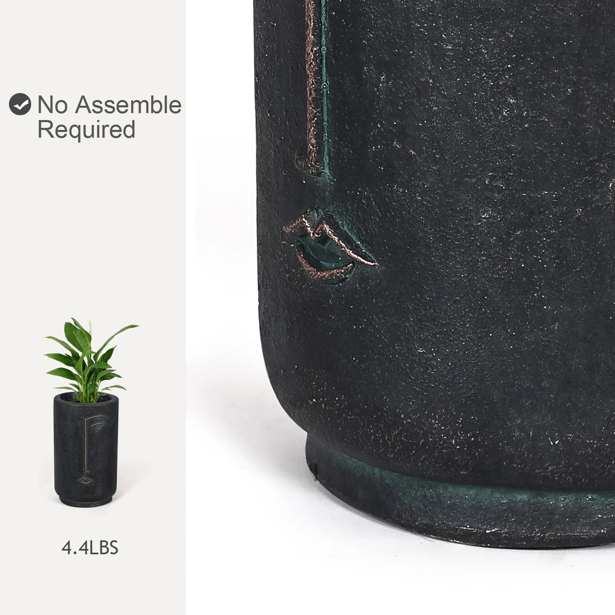Best Sale ๐ Adeco Flower Pots Face Head Planter For Outdoor Indoor Brown โญ 9 Best Sale ๐ Adeco Flower Pots Face Head Planter For Outdoor Indoor Brown โญ - Image 7
