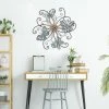 Outlet 💯 Adeco Flower And Butterfly Urban Design Metal Wall Decor Home Art ⌛ -Adeco Shop Adeco Flower and Butterfly Urban Design Metal Wall Decor Home Art