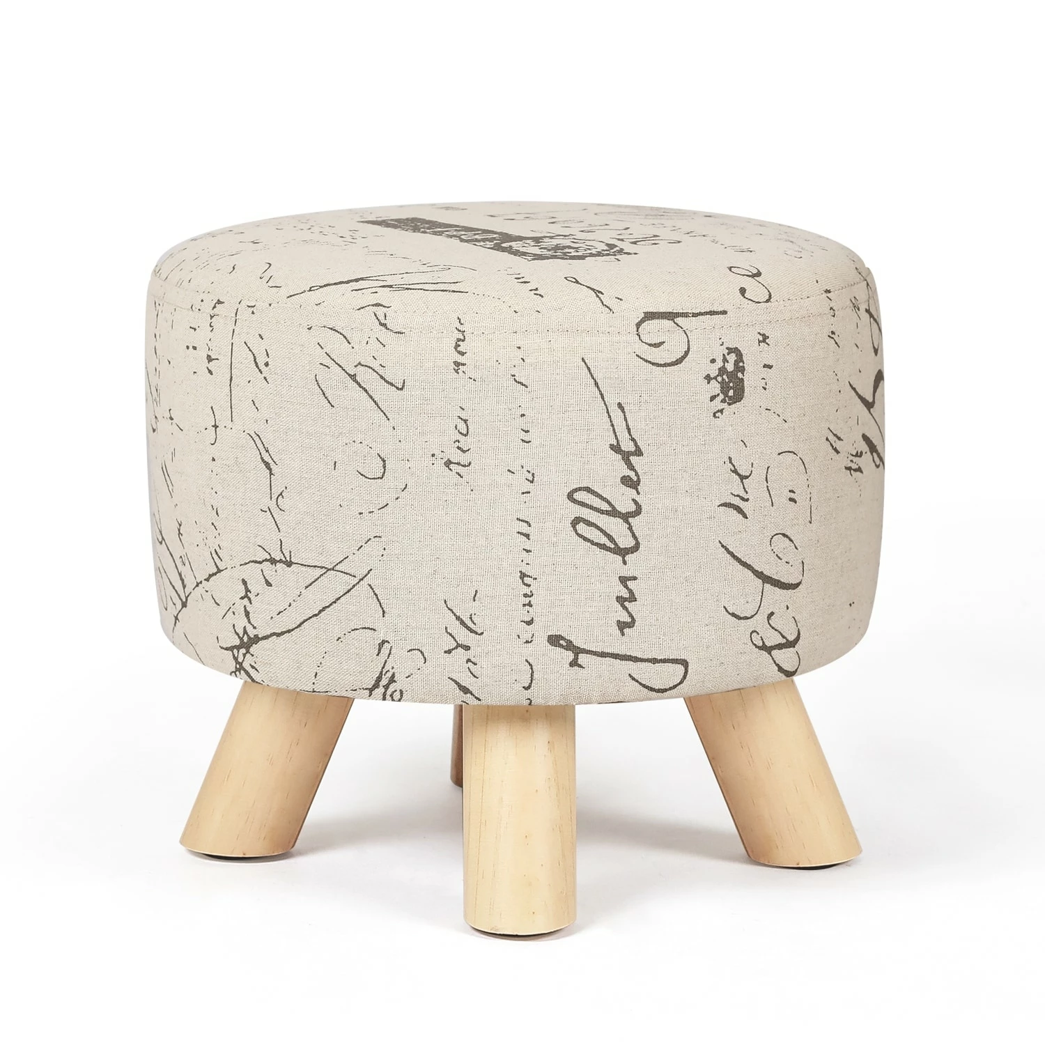 Promo 🛒 Adeco Foot Rest Ottoman Pet Stool Beige 🎁 7 Promo 🛒 Adeco Foot Rest Ottoman Pet Stool Beige 🎁 - Image 5
